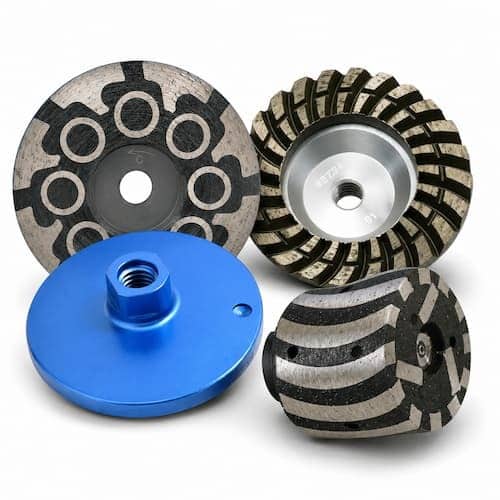Stone grinding wheels