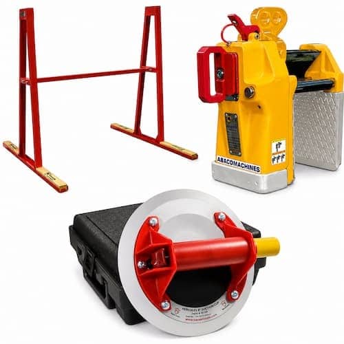 Stone material handling equipment