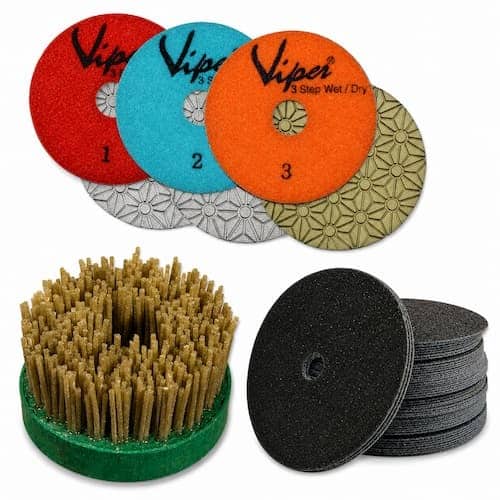Stone polishing products