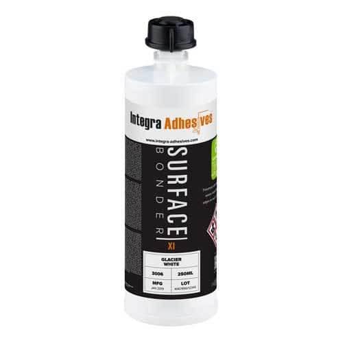 Integra Surface Bonder XI, antique 2005, 250 ml kit, adhesive bottle for surface bonding with black screw cap and label details.